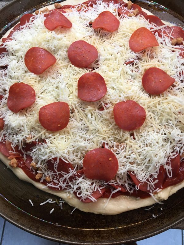 Improve store bought pizza crust mix - Iowa Food Guy